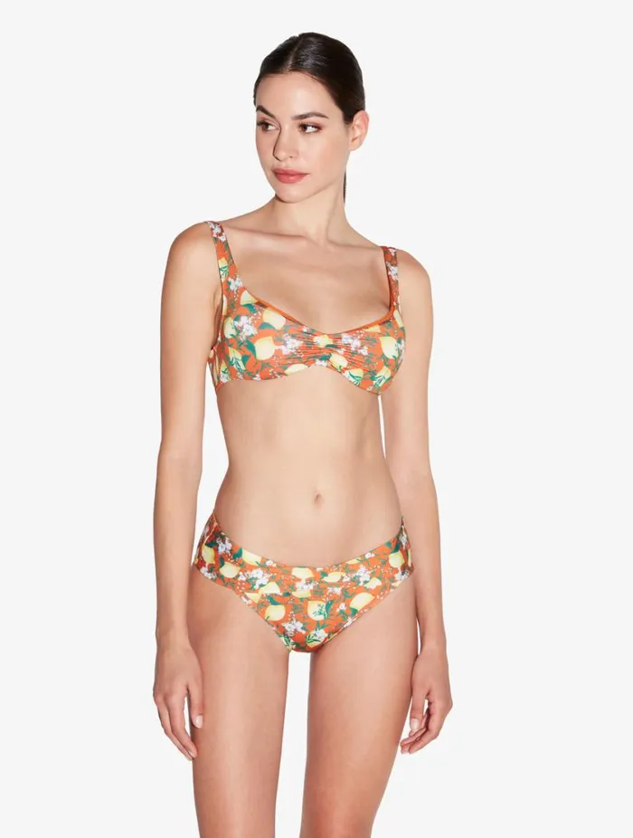 Orange Printed Bikini Top Swim La Perla Bikinis