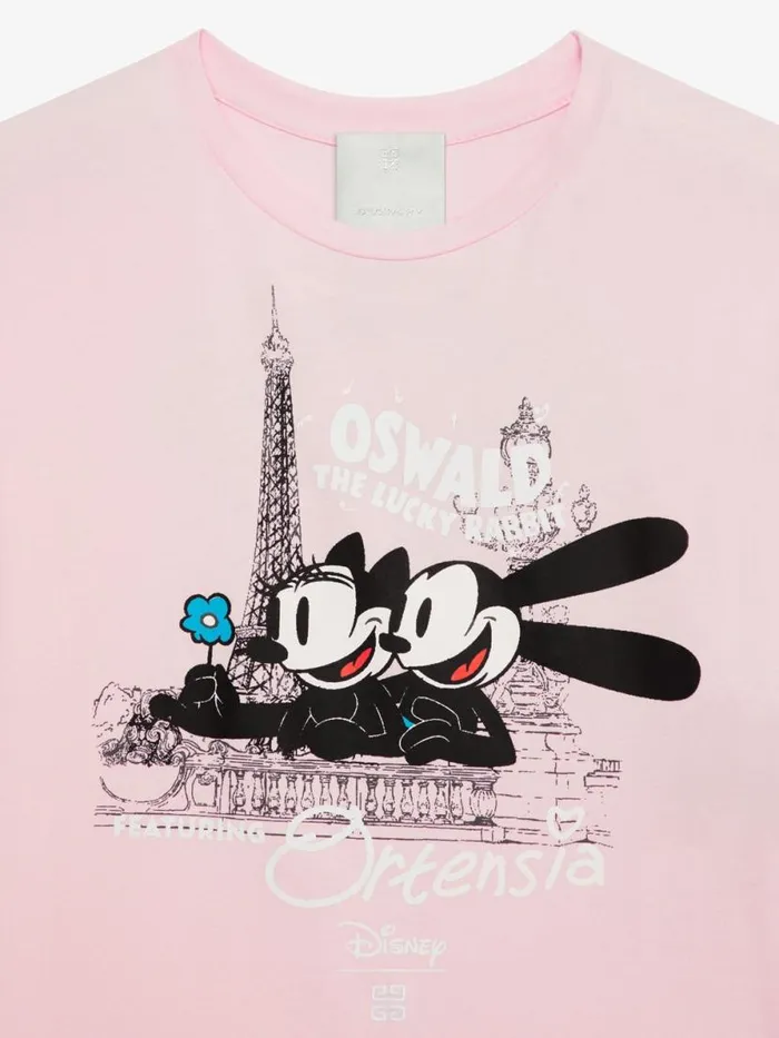 Oswald TShirt In Cotton Light Pink Kids Givenchy