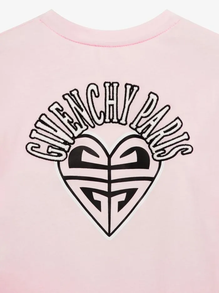 Oswald TShirt In Cotton Light Pink Kids Givenchy