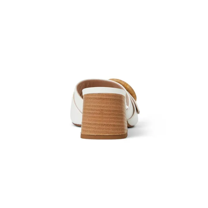 PAGE Single Band Sandal WHITE PATENT Women Bruno Magli Sandals and Slides