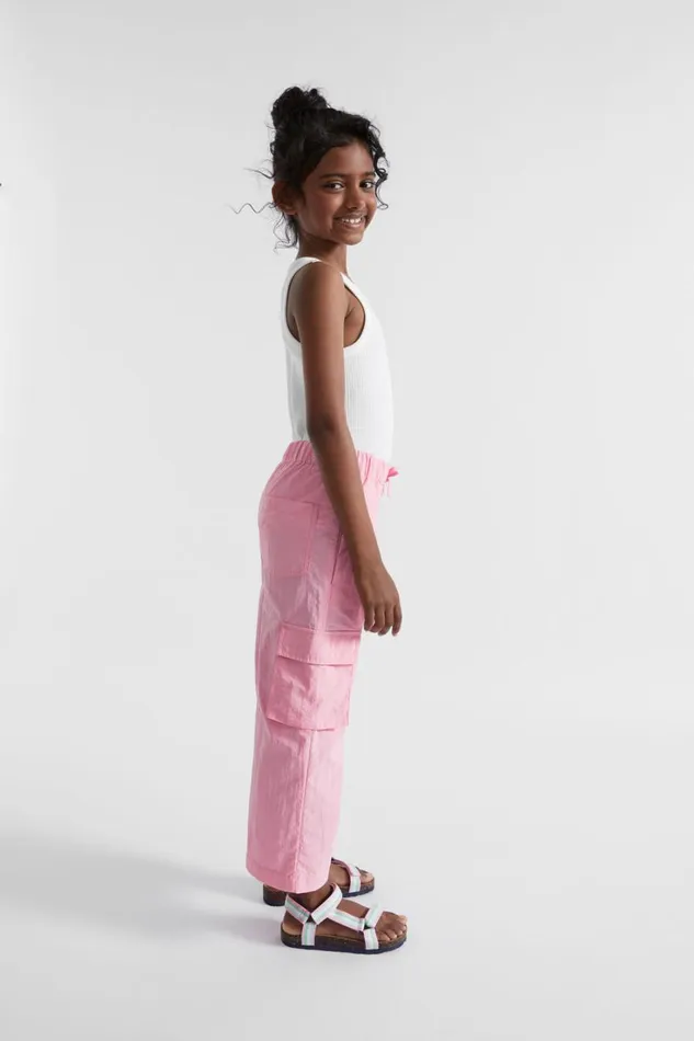Pants Girl Seed Heritage Parachute Cargo Candy Pink