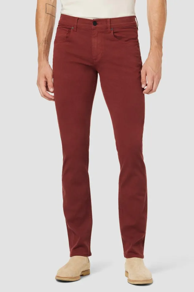 Pants Men Hudson Jeans Blake Slim Straight Twill Pant Brick