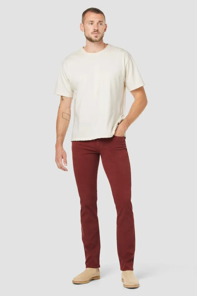 Pants Men Hudson Jeans Blake Slim Straight Twill Pant Brick Pants Men Hudson Jeans Blake Slim Straight Twill Pant Brick