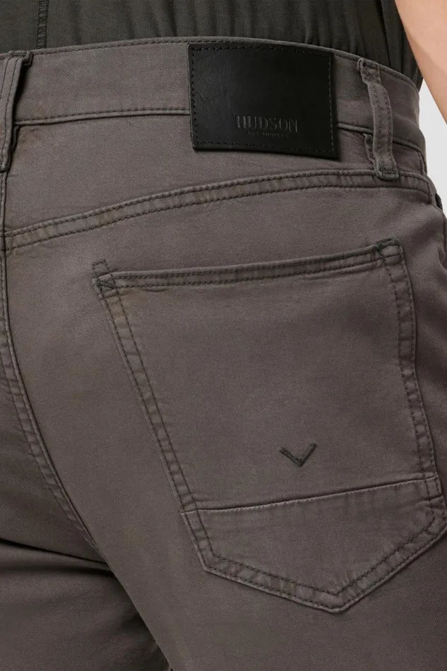 Pants Men Hudson Jeans Blake Slim Straight Twill Pant Dark Grey