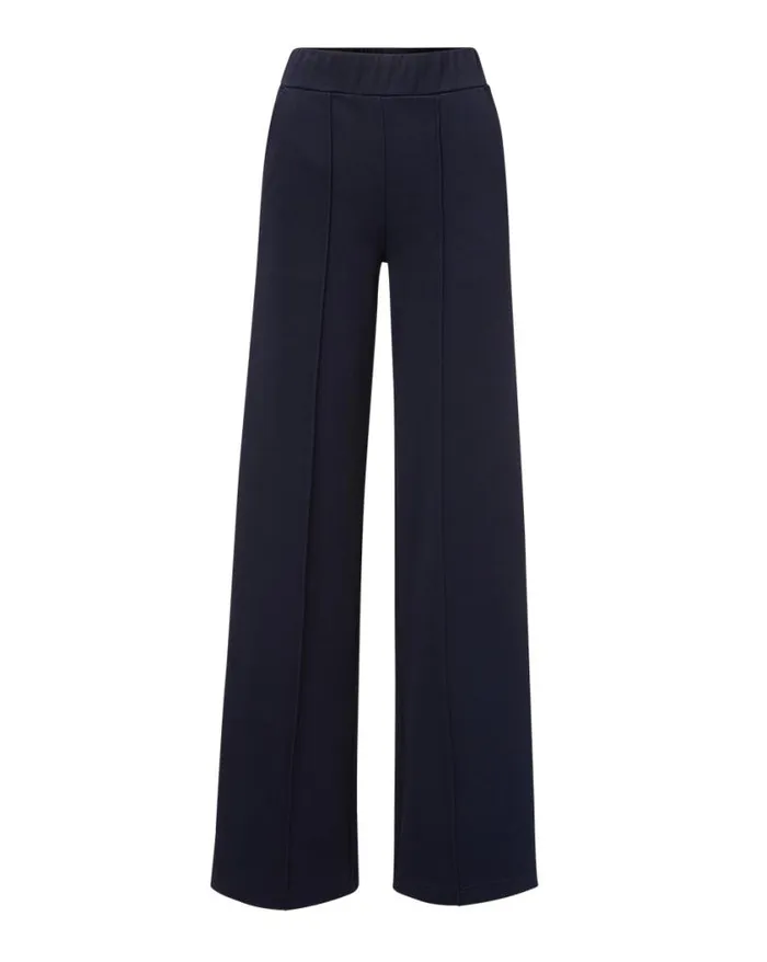 Pants Shop Veronica Beard Dover WideLeg Sweatpant Navy
