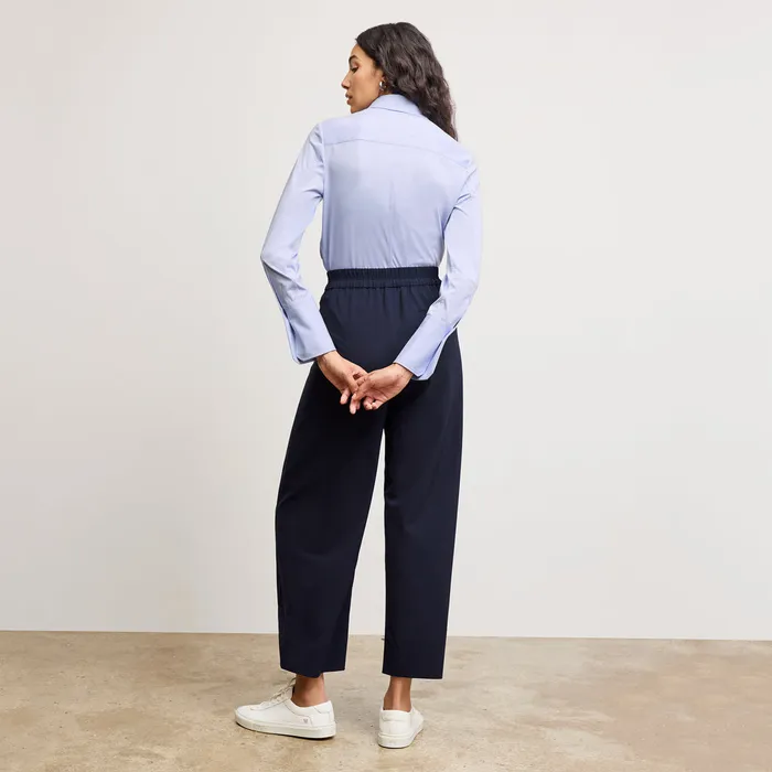 Pants Women M M LaFleur The Elena Travel Culotte 8211 OrigamiTech Dark Navy