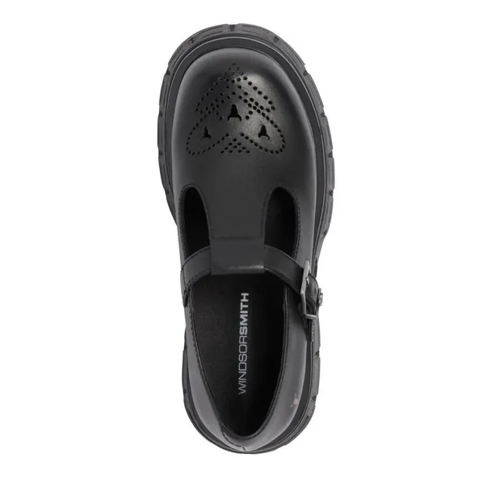 Platforms Women Windsor Smith SOUR BLACK LEATHER PLATFORM SHOES Platforms Women Windsor Smith SOUR BLACK LEATHER PLATFORM SHOES