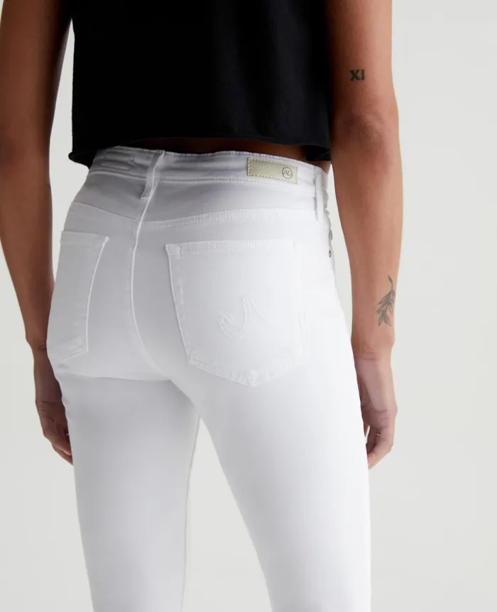 Prima Crop White Women AG Jeans Pants Prima Crop White Women AG Jeans Pants