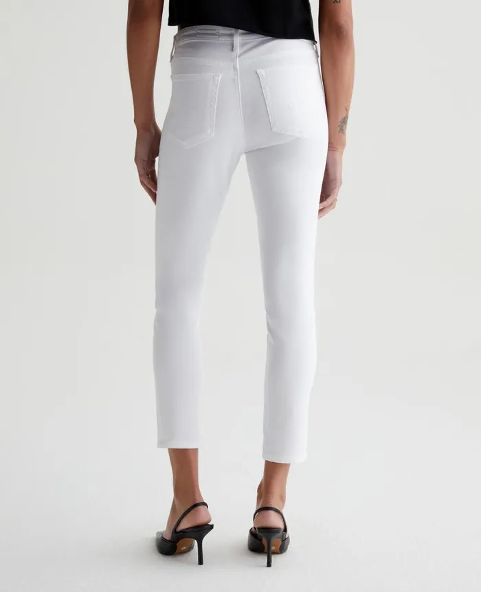 Prima Crop White Women AG Jeans Pants Prima Crop White Women AG Jeans Pants