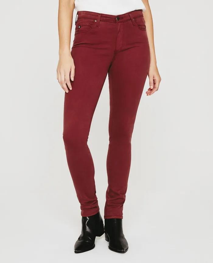 Prima Dark Sangria Women AG Jeans Pants Prima Dark Sangria Women AG Jeans Pants