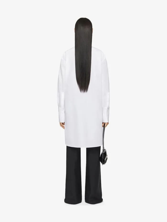Printed Shirt In Poplin White Women Givenchy Tops and Shirts