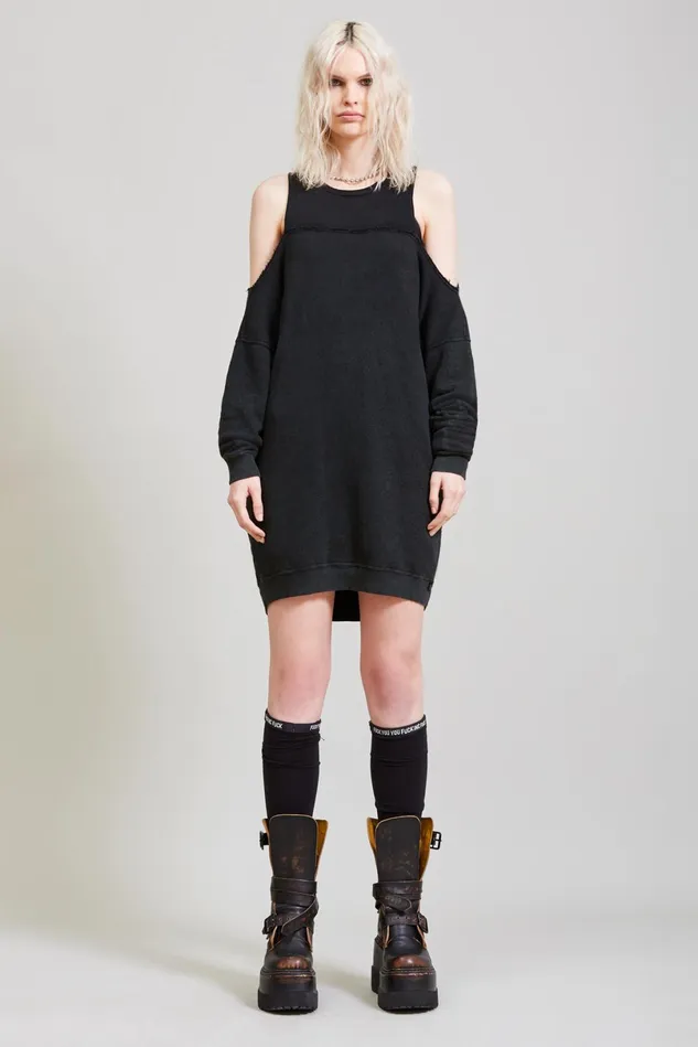 R13 Dresses Women Hybrid Sweatshirt Dress