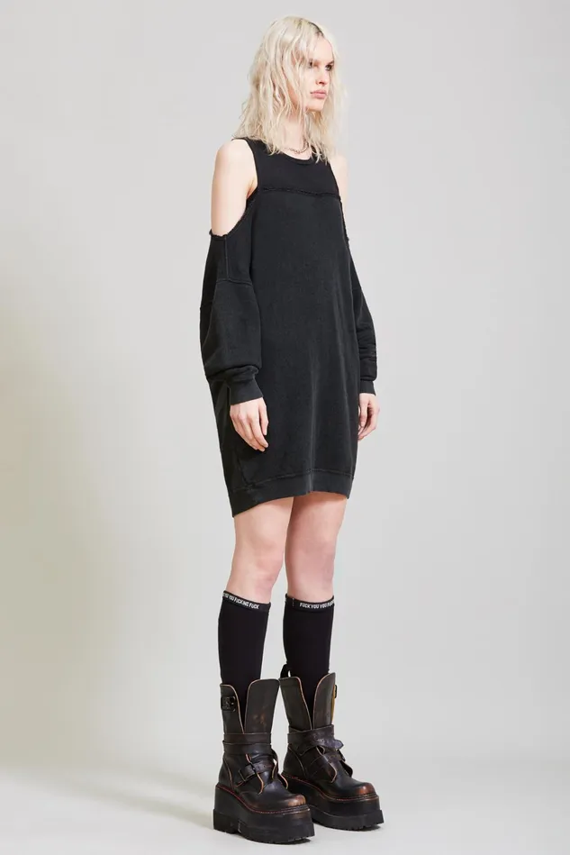 R13 Dresses Women Hybrid Sweatshirt Dress