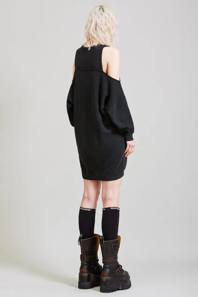 R13 Dresses Women Hybrid Sweatshirt Dress