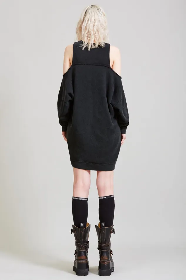 R13 Dresses Women Hybrid Sweatshirt Dress