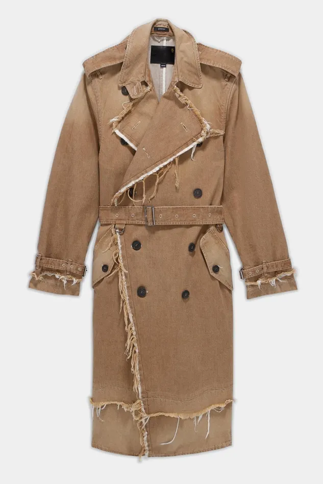 R13 Jackets and Coats Women Shredded Trench Coat