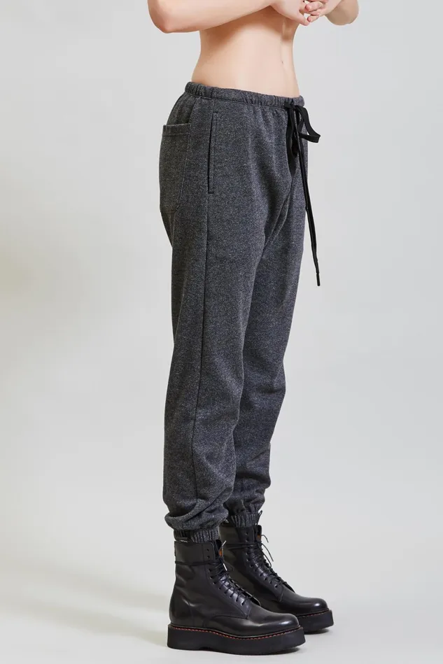 R13 Pants and Skirts Women Dropped Sweatpant 8211 Grey Tweedy Twill