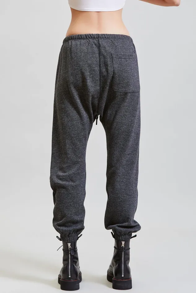 R13 Pants and Skirts Women Dropped Sweatpant 8211 Grey Tweedy Twill
