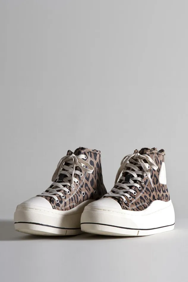 R13 Sneakers Women Kurt High Top Sneaker 8211 Leopard