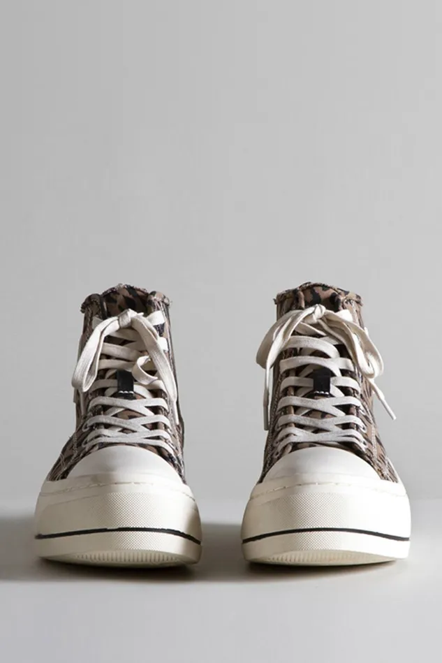 R13 Sneakers Women Kurt High Top Sneaker 8211 Leopard