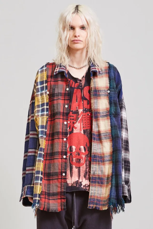 R13 Tops Women Multi Plaid Shirt