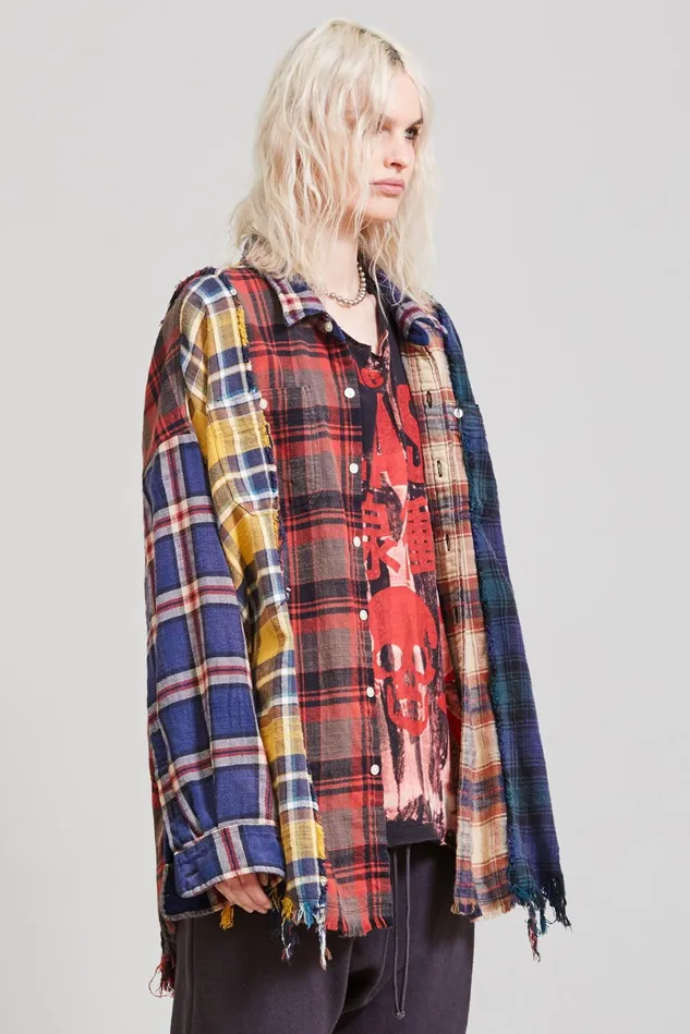 R13 Tops Women Multi Plaid Shirt