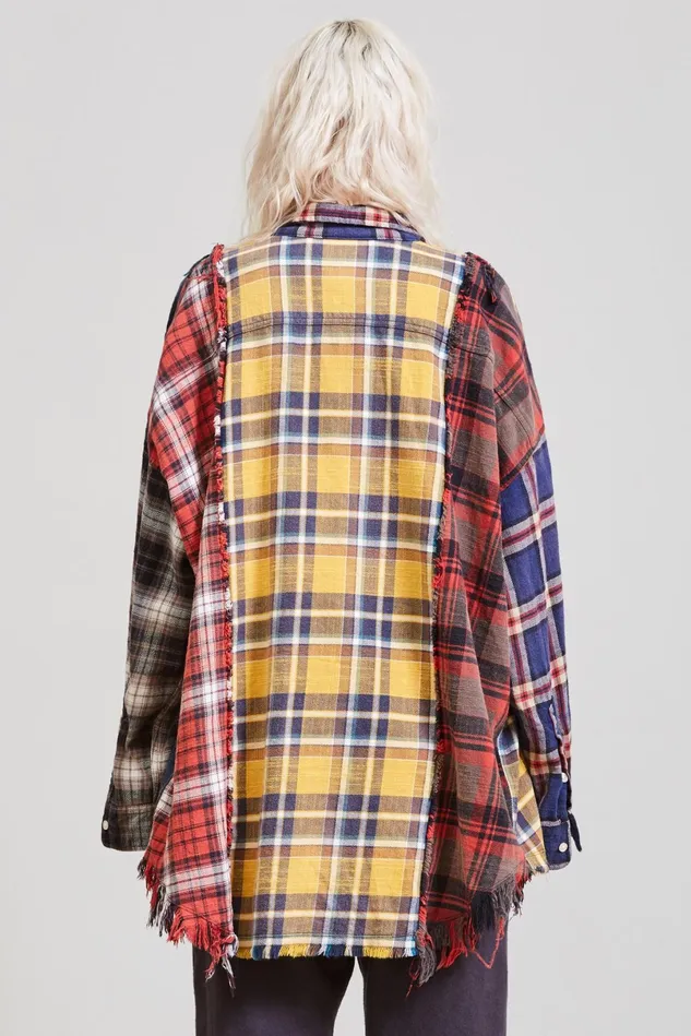 R13 Tops Women Multi Plaid Shirt