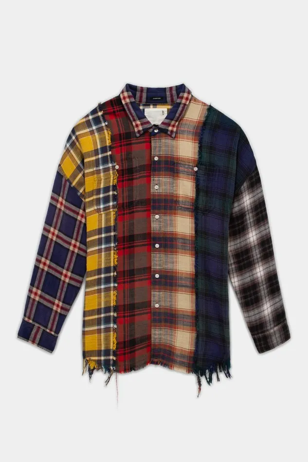 R13 Tops Women Multi Plaid Shirt