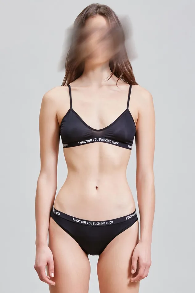 R13 Underwear Women Bralette 8211 Blackfinal Sale No Returns Or Exchanges