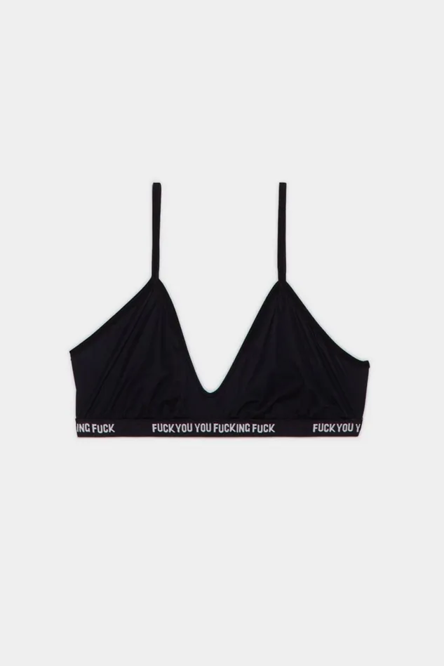 R13 Underwear Women Bralette 8211 Blackfinal Sale No Returns Or Exchanges