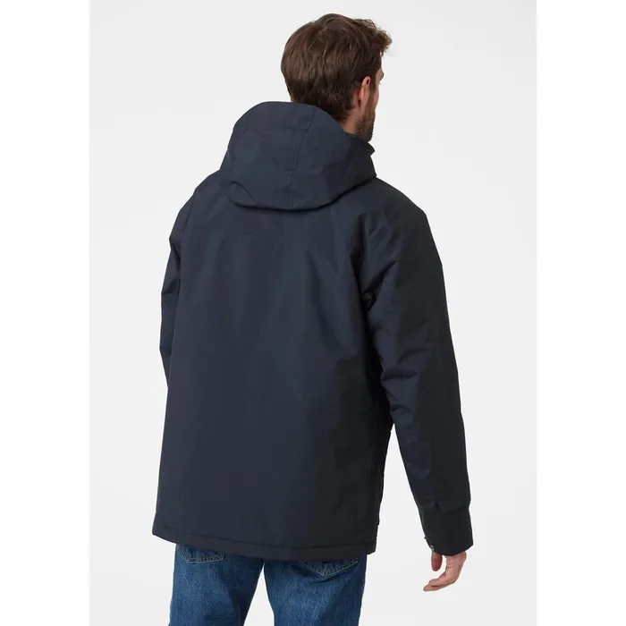 Rain Jackets Men Helly Hansen UTILITY INSULATED RAIN JACKET 597 Navy