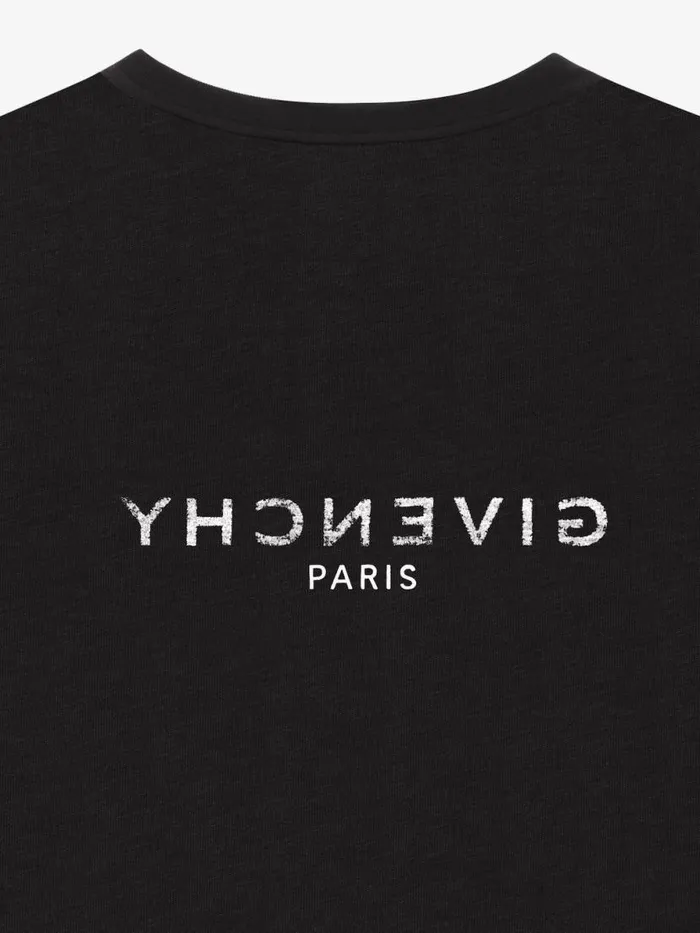 Reverse TShirt In Cotton Black Kids Givenchy