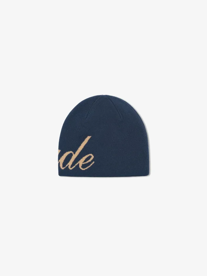 RHUDE SCRIPT KNIT BEANIE UnisexMen Rhude Beanies