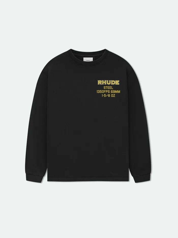 RHUDE STEEL LS TEE Men Rhude Tees