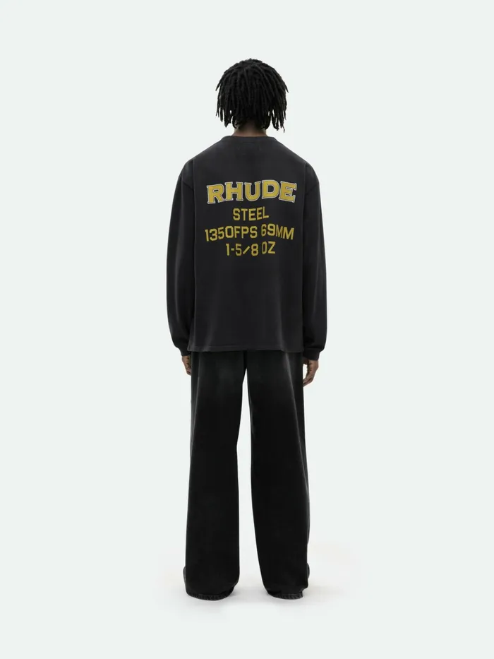 RHUDE STEEL LS TEE Men Rhude Tees