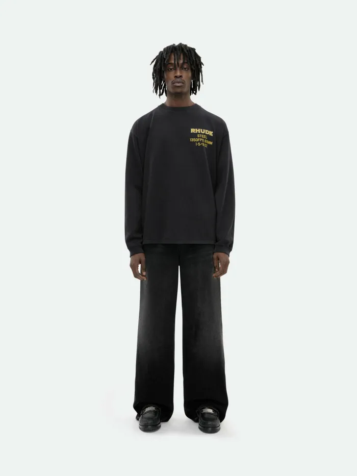 RHUDE STEEL LS TEE Men Rhude Tees