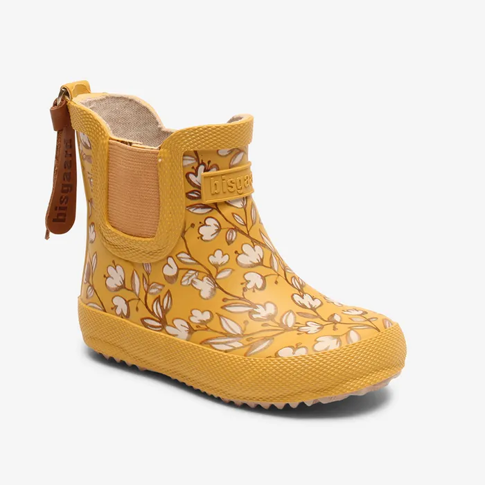 Rubber boots baby rubber mustard Yellow bisgaardshoes KIDS
