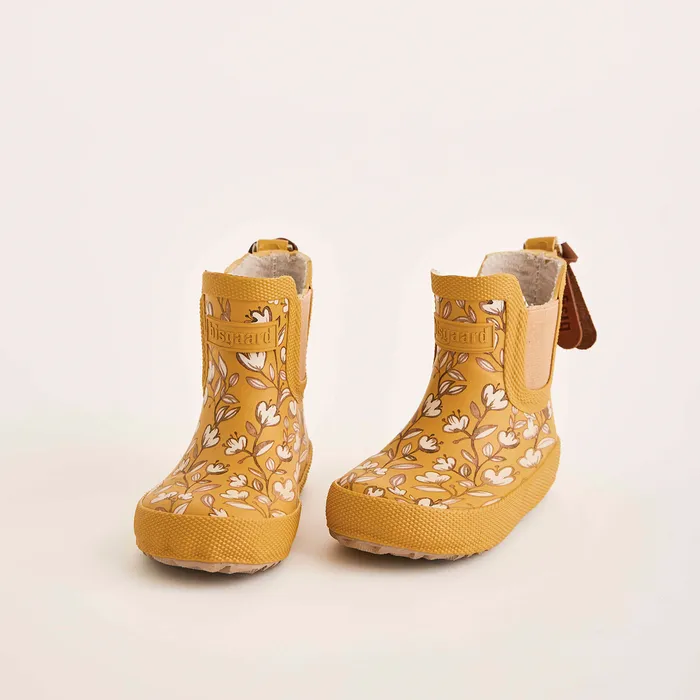 Rubber boots baby rubber mustard Yellow bisgaardshoes KIDS