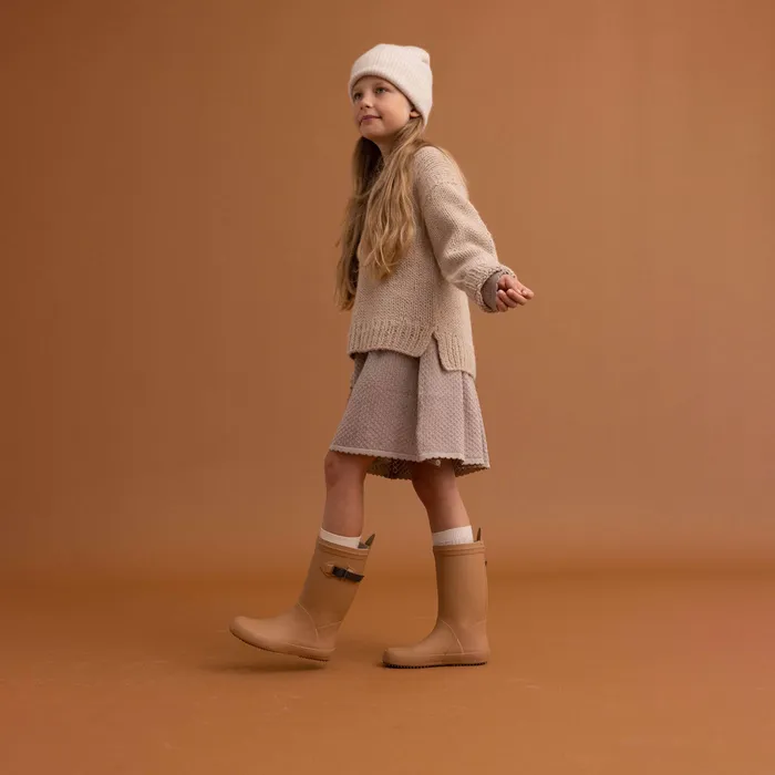 Rubber boots BABY scandinavia camel Brown bisgaardshoes