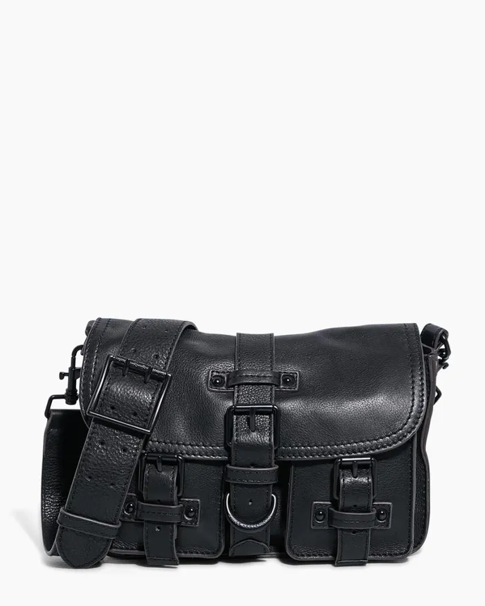 SaddleUp Crossbody Black With Shiny Black Women Aimee Kestenberg Crossbody Bags