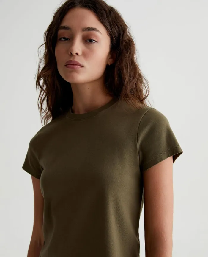 Sadie Crew Shady Moss Women AG Jeans Tees and Tanks Sadie Crew Shady Moss Women AG Jeans Tees and Tanks