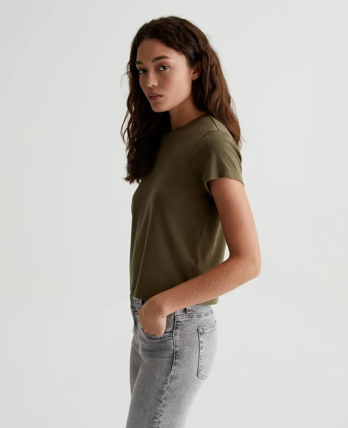 Sadie Crew Shady Moss Women AG Jeans Tees and Tanks Sadie Crew Shady Moss Women AG Jeans Tees and Tanks