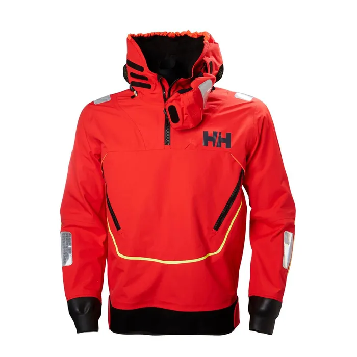 Sailing Jackets Men Helly Hansen AEGIR RACE SMOCK 222 Alert Red