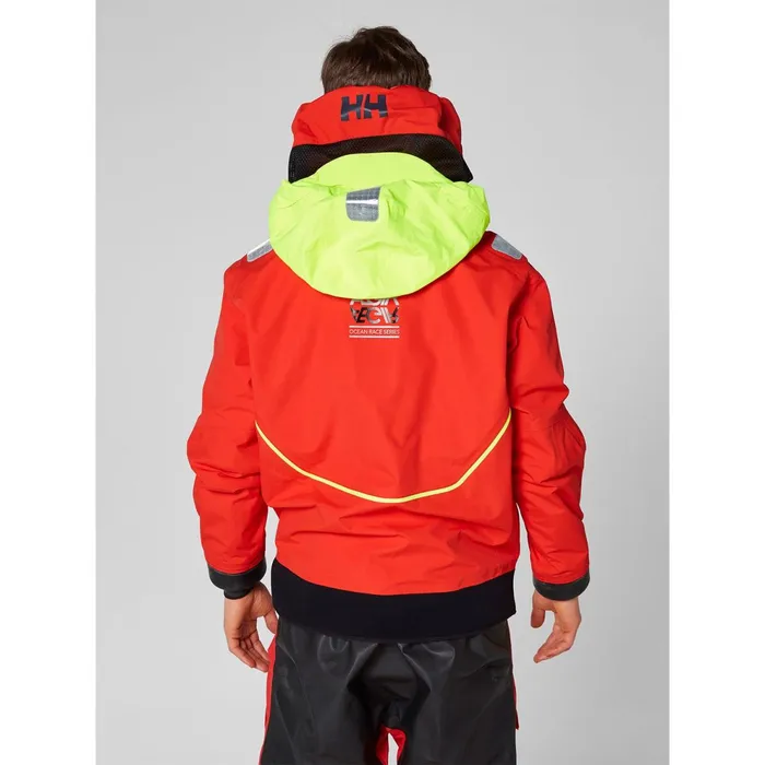 Sailing Jackets Men Helly Hansen AEGIR RACE SMOCK 222 Alert Red