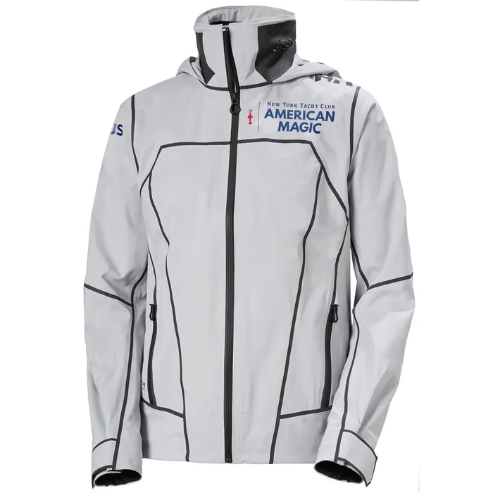 Sailing Jackets Women Helly Hansen W HP FOIL PRO JACKET 856 Am Sup Grey