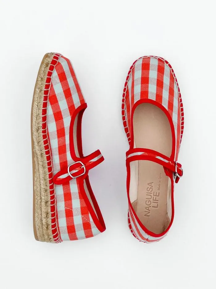 Sandals Shop Lisa Says Gah Peonia Check Shoe