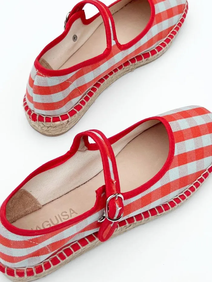 Sandals Shop Lisa Says Gah Peonia Check Shoe