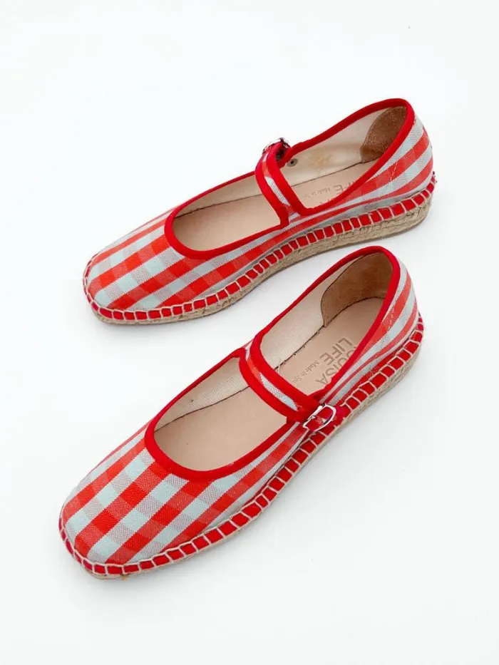 Sandals Shop Lisa Says Gah Peonia Check Shoe