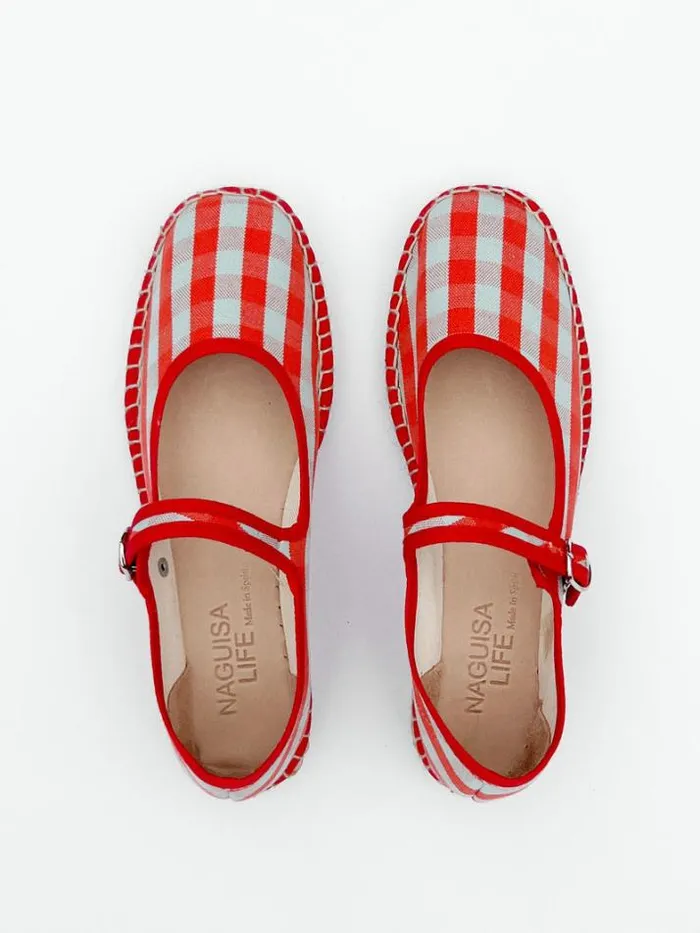 Sandals Shop Lisa Says Gah Peonia Check Shoe