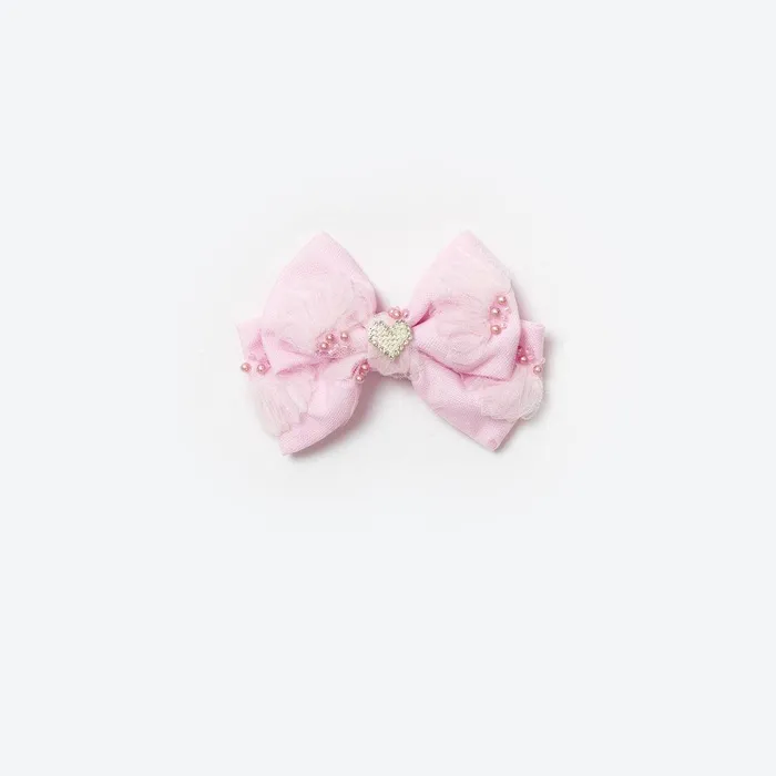 Self Portrait Blue Tulle Bow Hairclip 8211 Kids